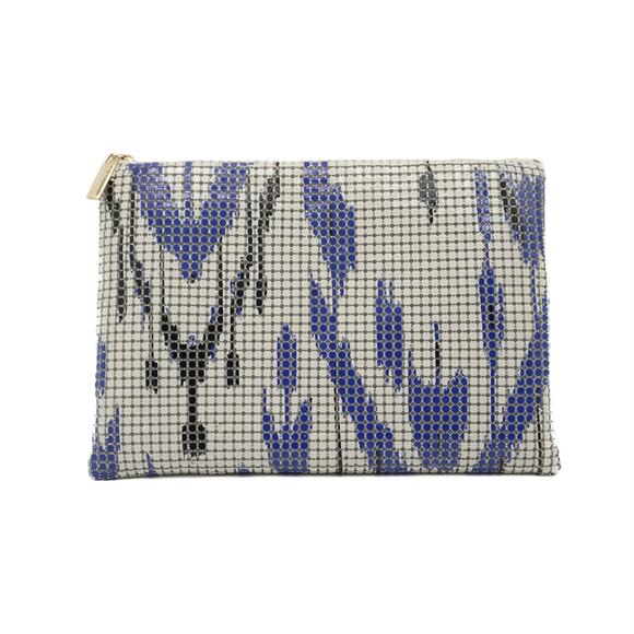 Felix Rey Vintage Abstract Chainmail Clutch Pouch - Picture 1 of 6